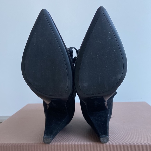 Gianvito Rossi Waterloo Camoscio Black Boots - Picture 6 of 10